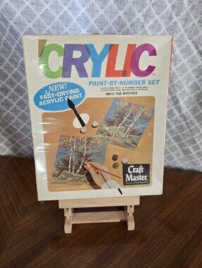 Craft Master CRYLIC Paint-By-Number Set - Multicolor 16010 The Birches